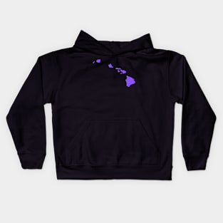 Hawaii Purple Kids Hoodie